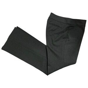 Talbots Charcoal Gray Straight Leg Bootcut Mid-rise Dress Pants Slacks Size 8